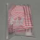 Verdusa Women's Striped Print Button Down Shirts Long Sleeve Collared Loose Blouse Tops.S