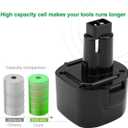 3.5Ah 9.6V Ni-MH Battery for Dewalt DW9062 DW9061 DE9036 DE9061 DE9062 DW9614 DW050 DW902 DW926 DW926K-2 DW952 DW955 DW967K DC750KA DW955K-2 DW050K