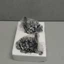 Hxezoc 2 Pack Pine Cone Christmas Stocking Holder with Snowflake, 3D Brown Metal Mantel Stocking Hangers for Christmas Fireplace Mantel Decorations Christmas Holiday Supplies