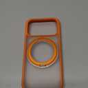 TORRAS Upgrade 360 Magnetic Stand for iPhone 17 PRO Case with Camera Control Button, Fit for MagSafe, Mil-Grade Protection, Slim Soft Edge Translucent Back for iPhone 17Pro 6.3 inch, Orange