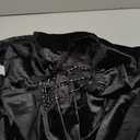 LANSHULAN Women Gothic Bat Sleeve Lace Patchwork Velvet Goth Vintage Dress for Halloween Costume (XX-Large)