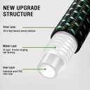 HBlife 50ft Garden Hose, Non Expandable Garden Hose with 10 Function Sprayer Nozzle, Flexible Lightweight Water Hose for Yard, Lawn, Car Wash and Outdoor