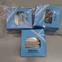 BEAUTAIL Collapsible Water Bottles 20.6oz, Silicone Foldable Portable Travel Water Bottle, BPA-Free, Leakproof Reusable for Traveling Hiking Sports, 3 Pack (Starlight+Blue+Black)