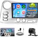 Car Radio for Toyota Matrix 2003 2004/Pontiac Vibe 2003-2008: [4G+64G] 9 inch Car Stereo with Wireless Carplay Android Auto, Touch Screen Upgrade for Matrix with Bluetooth5.0 32EQ 1280 * 720P GPS WiFi