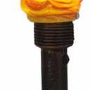 Handheld Torch Prop LED Light,17.72inch Long,Realistic Flame Torch for Olympic Games Opening Ceremony Celebrations Festival Activities Halloween Christmas,Resin Lampshade and Retro Handle