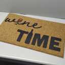 Wine Doormat, 18x30 inches, Red, Outdoor Rug, Front Door Mat, Wine Lover Decor