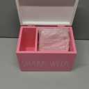 Tampon Holder and Feminine Products Organizer for Bathroom, Shark Week Storage, Dispenser, Farmhouse Container, Accessories Box for Girl Stuff