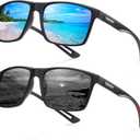 EYEGUARD 2 Pack Bifocal Reading Sunglasses for Men,Sports Sun Readers UV400 Protection Outdoor Driving Reading Glasses +1.75