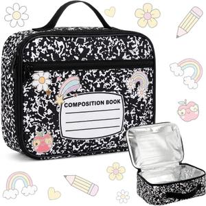 Back to School Teacher Gift Composition Notebook Lunch Bags