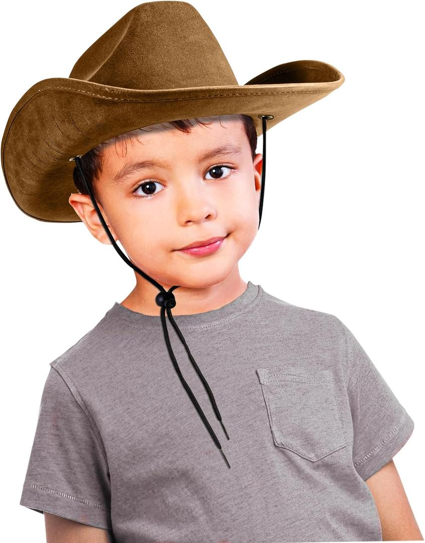 Rubies Faux-Suede Kid's Cowboy Hat for Themed Parties and Halloween, Brown