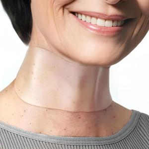 5 PCS Silicone Neck Wrinkle Patches - Reusable Overnight Anti-Wrinkle Patches, Anti Aging Silicone Wrinkles Patche for Skin Firming & Neck2.5 Months Supply -Upgraded Version