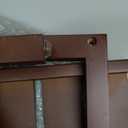 Bamboo Shower Bench for Inside Shower  Waterproof Bathroom Spa Seat with Shelf, Hooks & Soap Tray  Wood Shower Stool for Shaving, Sauna, or Small Bathroom  Walnut