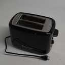 Toastmaster 2-Slice Cool Touch Toaster, black with stainless accent