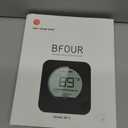 BFOUR Meat Thermometer Wireless Bluetooth, LCD Digital Meat Thermometer with Dual Probe, Wireless Remote BBQ Thermometer for Smoker Kitchen Cooking Grill Thermometer for Grilling BBQ Oven (2 x Probes)