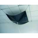 Roof Leak Diverter, 7 ft x 7 ft, Polyethylene, Steel Rings in Each Corner, Black, Mfr: 10C883-A