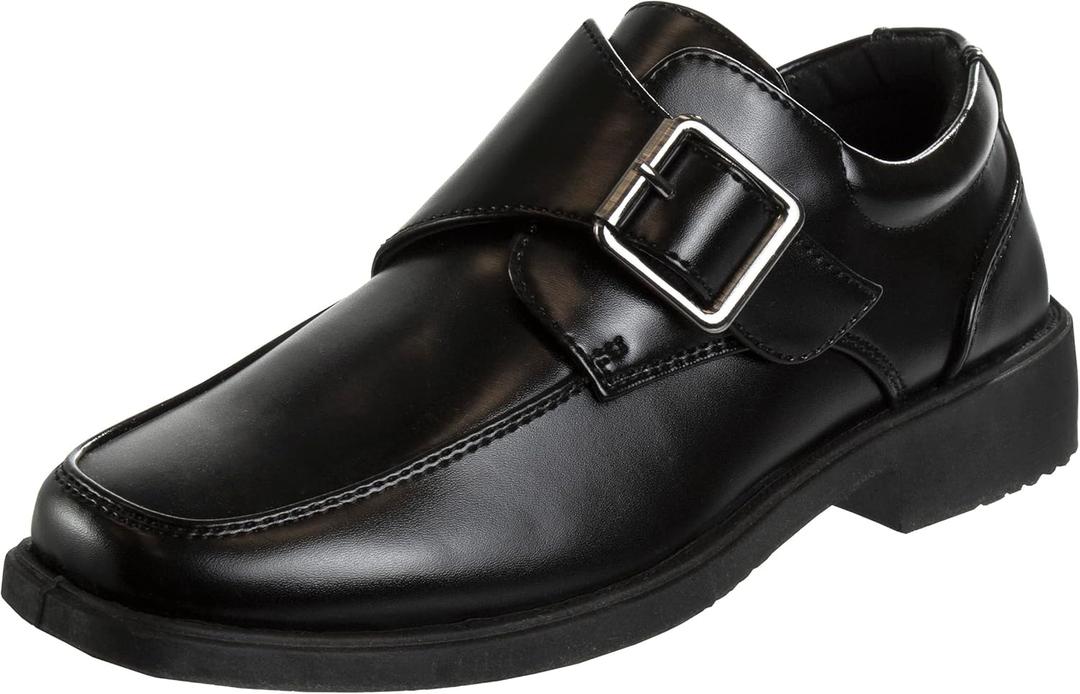 Josmo Boys Classic Comfort Oxford Shoe - Wing Tip Formal Dress Shoes lace up (Colors: Black/Brown/White) (Sizes: 7-10 Toddler / 11-2 Little Kid / 3-6 Big Kid)