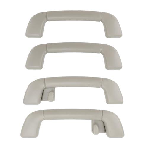 3pcs Inner Roof Pull Handle,Auto Roof Pull Handle, Automatic Roof Handle Grab Rail 7461030320 Comfortable Grip Auto Roof Pull Handle Replacement For Camry XV40 2006 2013 Grey