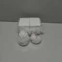 4 Pcs Small Christmas Wine Glasses with Figurine Inside, 7oz Drinking Glasses Xmas Tree Santa Claus Elk Snowman 3D Figurine Inside Mug, Christmas Stemless Glass for Holiday Birthday Party