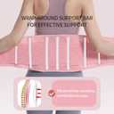 Breathable Lumbar Support Belt for Women - Adjustable Back Brace for Lower Back Pain, Sciatica, Herniated Disc, Scoliosis, Posture Correction & Heavy Lifting at Work(Black, Large)