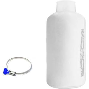 Dust Collection Bag Compatible with Dewalt Planer 70399 DW735 DW734, featuring 4" Port 30 Micron Dust Collector Filter & 4" Key Hose Clamp All 4" OD Woodworking Machines.