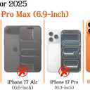 Magnetic for iPhone 17 Pro Max Case Cute Cheetah Print Phone Case, Leopard Print Shockproof Slim TPU and Hard PC Protective Cover Fit for MagSafe Designed for Women Girls, Brown Amber