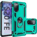 for Samsung Galaxy S20 FE Case,Galaxy S20 FE 5G Case,with Screen Protector,[Military Grade] 16ft. Drop Tested Cover with Magnetic Kickstand Car Mount Protective Case for Samsung S20 FE, Mint