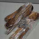 Wooden Spoons for Cooking, 10PCS Teak Wood Cookware Utensil Set with Hooks - Smooth Finish, Non-Stick, Comfortable Grip, Heat Resistant Kitchen Utensils