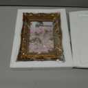 PHAREGE 4x6 Vintage Bronze Gold Picture Frame, 4 by 6 Ornate Antique Picture Frame for Wedding, Retro Photo Frame Displays Horizontally or Vertically On Tabletop