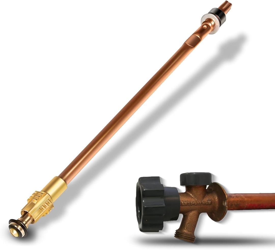 Upgrade Version 123-0093 Stem Assembly for 500 Series Mansfield Style Full-turn Hydrants from 1970 to 2006, 12-inch Overall Length, Prevent Leakage