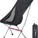 Naturehike Camping Chair, Foldable with Storage Bag, Outdoor Portable Chair for Adults, Lightweight, Supports 330lbs, Backpacking Chair for Fishing, Hiking, Beach, Lawn (Large)