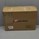 BMOSU Farmhouse Bread Box for Kitchen Countertop Bread box Double Layer Bamboo Wooden Extra Large Capacity Bin Kitchen Food Storage Container(Black)