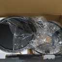 Artestia Cast Iron Fondue Pot Set for Cheese & Chocolate, Fondue Set for 6 with Burner & 6 Forks, Swiss Fondue Pot for Party, Family & Gift, Blue