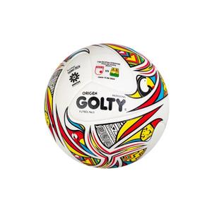 GOLTY Dual Tech Icemaster Futsal Sala Ball Size 4 Low Bounce Colombia (White)
