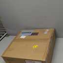 MDesign Bedroom Nightstand Side Table for Lamps, Books, Trinkets and Other Dcor Versatile Bedroom and Living Room Table Clear/Matte Black (9 inch)