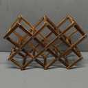 Freestanding Stackable Wine Rack Organizer for Countertop and Cabinets with Foldable Design and Scratch-Resistant Protector