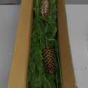 Artificial Christmas Norfolk Pine Stems Branches for Vases,12 Bundles Faux Pine Branches with 5 PCS Big Fake Pinecones Stems Greenery Evergreen Real Touch for Holiday Winter Table Xmas Decor