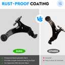 Front Lower Control Arm w/Ball Joint for Lexus ES300h 2013-2018, ES350 2007-2018, Toyota Avalon 2005-2018, Camry 2007-2017, Driver & Passenger Side 2pcs Suspension Kit K621476 MS86182 K621477 MS86181