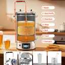 VEVOR Beer Brewing Equipment, 16 Gal/60L Beer Maker with Anti-Burn Pump and Wort Chiller,3000W All-in-One Home Brewing Kit with Digital Control, Recipe Memory & Timer, Removable mesh strainer