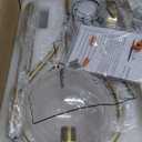 AUTELO 2 Pack Gold Pendant Lights, Hanging Lamp in Brushed Gold Finish with Clear Globe Glass, Mid Century Pendant Lights Kitchen Island with Adjustable Rods for Kitchen H9377 CLBG-2PK