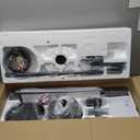 ZMISHIBO 72 inch Large Ceiling Fans with Lights and Remote, Indoor/Outdoor Black Modern Ceiling Fan for Kitchen Living Room Patio, 6 Speed Reversible Quiet DC Motor, 3 CCT, Dual Finish 8 Blades