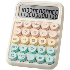 Mr. Pen- Mechanical Switch Calculator, 12Digits, Large LCD Display, Colorful Calculator Big Buttons (Creamy Citrus)