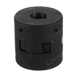 uxcell 3/4" to 5/8" L090 Flexible 3-Piece L-Jaw Coupling Coupler Set & Buna-N NBR Rubber Spider for Log Splitter Hybrid Equipment