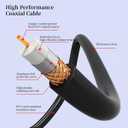 2025 TV Antenna Indoor/Outdoor VHF UHF Digital Antenna for Smart TV,Waterproof 2000 Miles for Local Channels with Amplifier 360 Receiving Support 4K 1080p HDTVs-16ft Long Cable