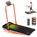 Lysole Walking Vibration Pad Treadmill with 6% Incline for Home&Office,4-in-1 Foldable Walking Pad Running Machine with LED Display,Under Desk Treadmills with 0.3-7.5 MPH,265 LBS Capacity,APP Control