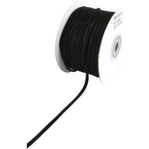 May Arts 1/8-Inch Wide Ribbon, Black Velvet