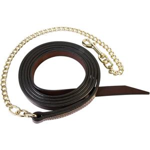 Weaver Leather Single-Ply Horse Lead Features Brass Plated Chain (1" x 6' w/24" Cha", Mahogany) Weaver Leather Single-Ply Horse Lead Features Brass Plated Chain (1" x 6' w/24" Cha", Mahogany)