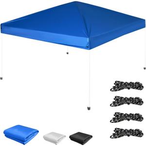 1010 Canopy Replacement Top Cover, Pop Up Canopy Replacement Tent Cover, Waterproof Canopy Top for Straight Leg Frame, for Outdoor Garden Patio Camping Sun Shade(Top Only) (Blue)