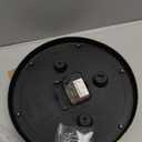 HYLANDA Wall Clock, 9 Inch Silent Non Ticking Classic Battery Operated Clocks, Decorative for Living Room, Bedrooms, Bathroom, Kitchen Office (Bronze)