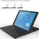 ProCase Keyboard Case for 1st & 2nd Generation iPad Pro 12.9 2017 2015, iPad Pro 12.9 Tablet Wireless Keyboard Case for iPad Pro 12.9" (2nd & 1st Gen)- Black