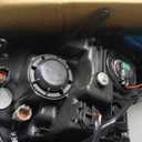 Halogen Headlights Assembly with LED DRL Strip for 2014 2015 2016 Rogue Headlamp Replacement Driver & Passenger Side (NO PROJECTOR)